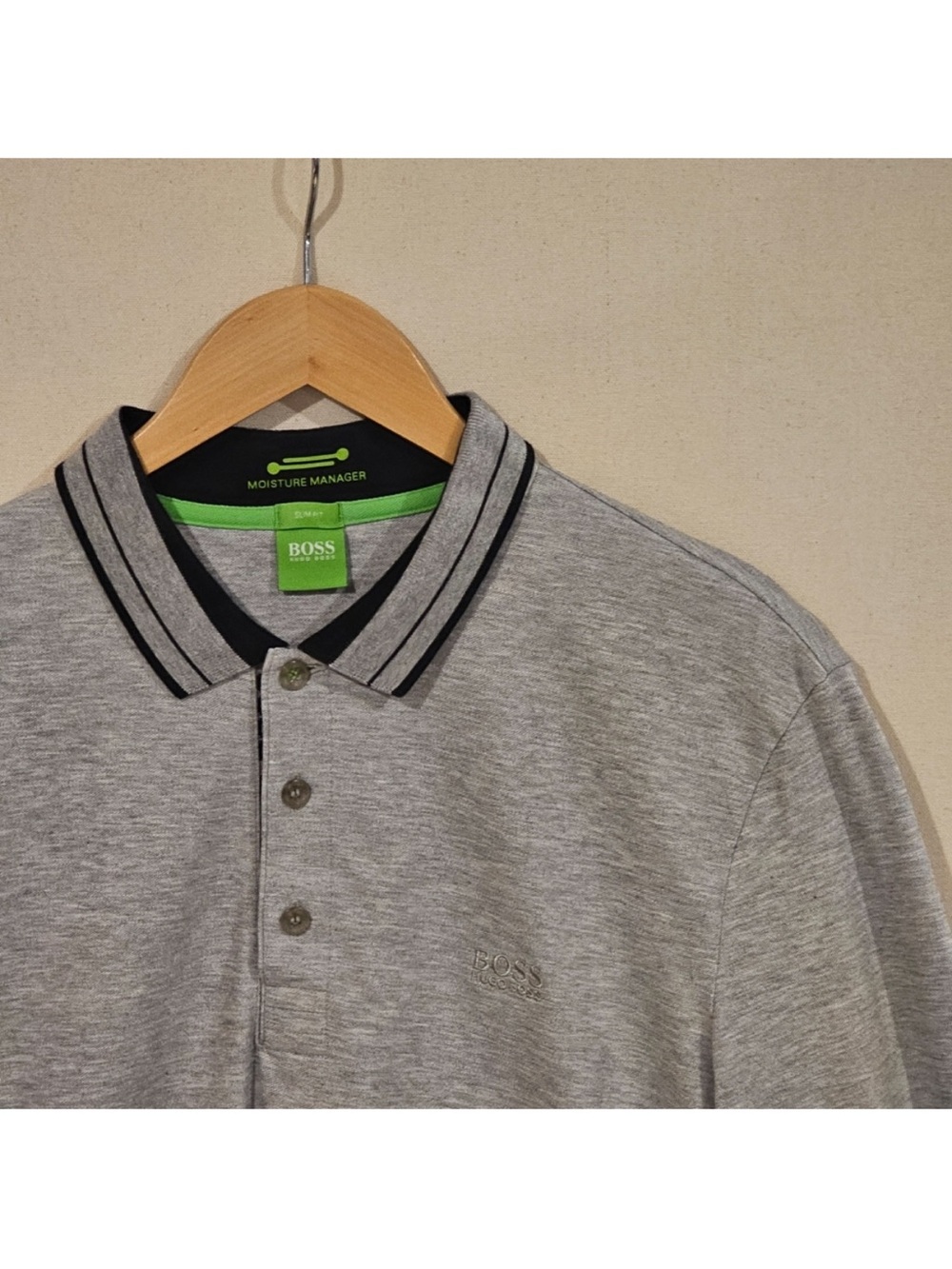 Hugo Boss Slim Fit Long Sleeve Polo L